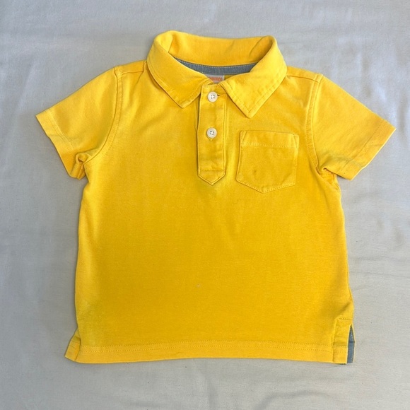 Gymboree Yellow Polo Shirt Short Sleeves Classic Style - Picture 1 of 3